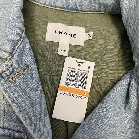 FRAME Cargo Denim Jacket $345 - Picture 5 of 12